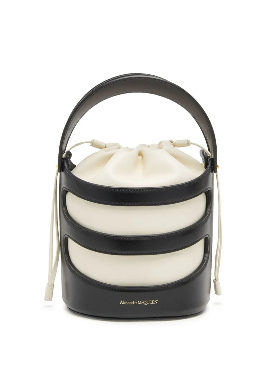 Alexander McQueen    Alexander Mc Queen The Rise Leather Bucket Bag