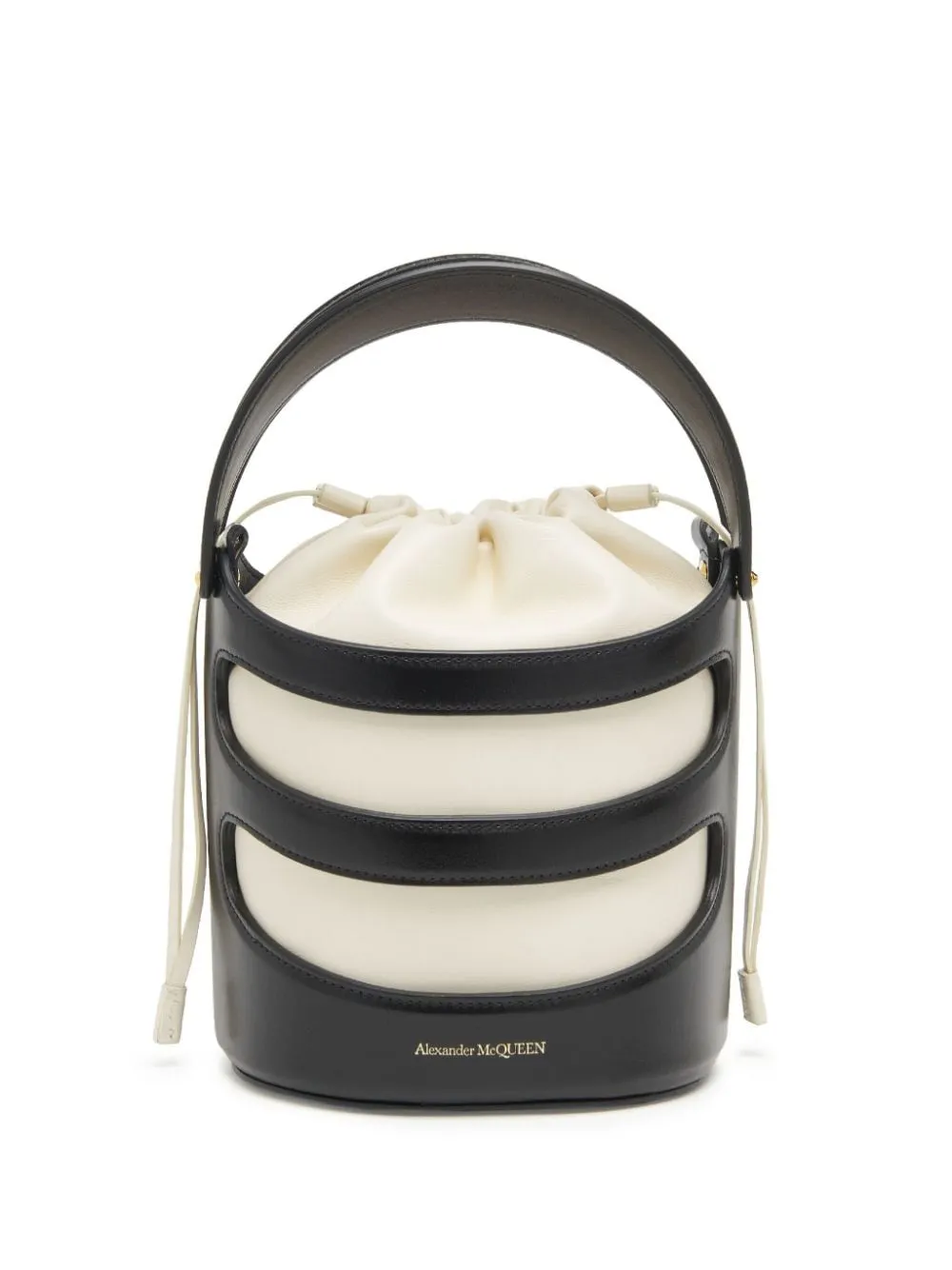 Alexander McQueen    Alexander Mc Queen The Rise Leather Bucket Bag