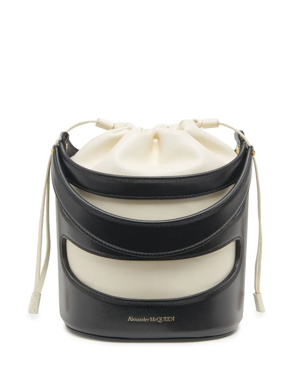 Alexander McQueen    Alexander Mc Queen The Rise Leather Bucket Bag