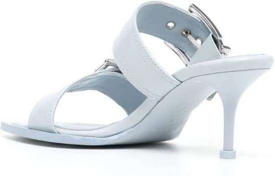 Alexander McQueen buckle-detail 60mm sandals Blue