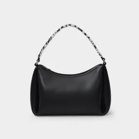 Alexander Wang  Marquess Medium Hobo Bag in Black Leather