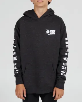 Alpha Flag Boys Charcoal Heather Fleece