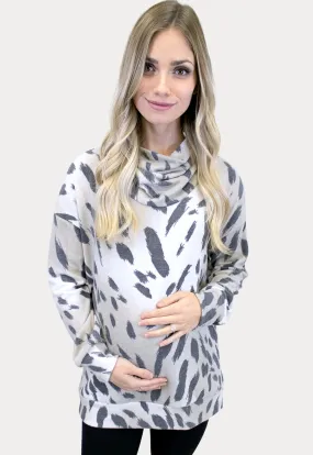 Animal Print Maternity Tunic