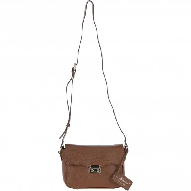 Ashwood Leather Cross Body Bag Tan: C-50