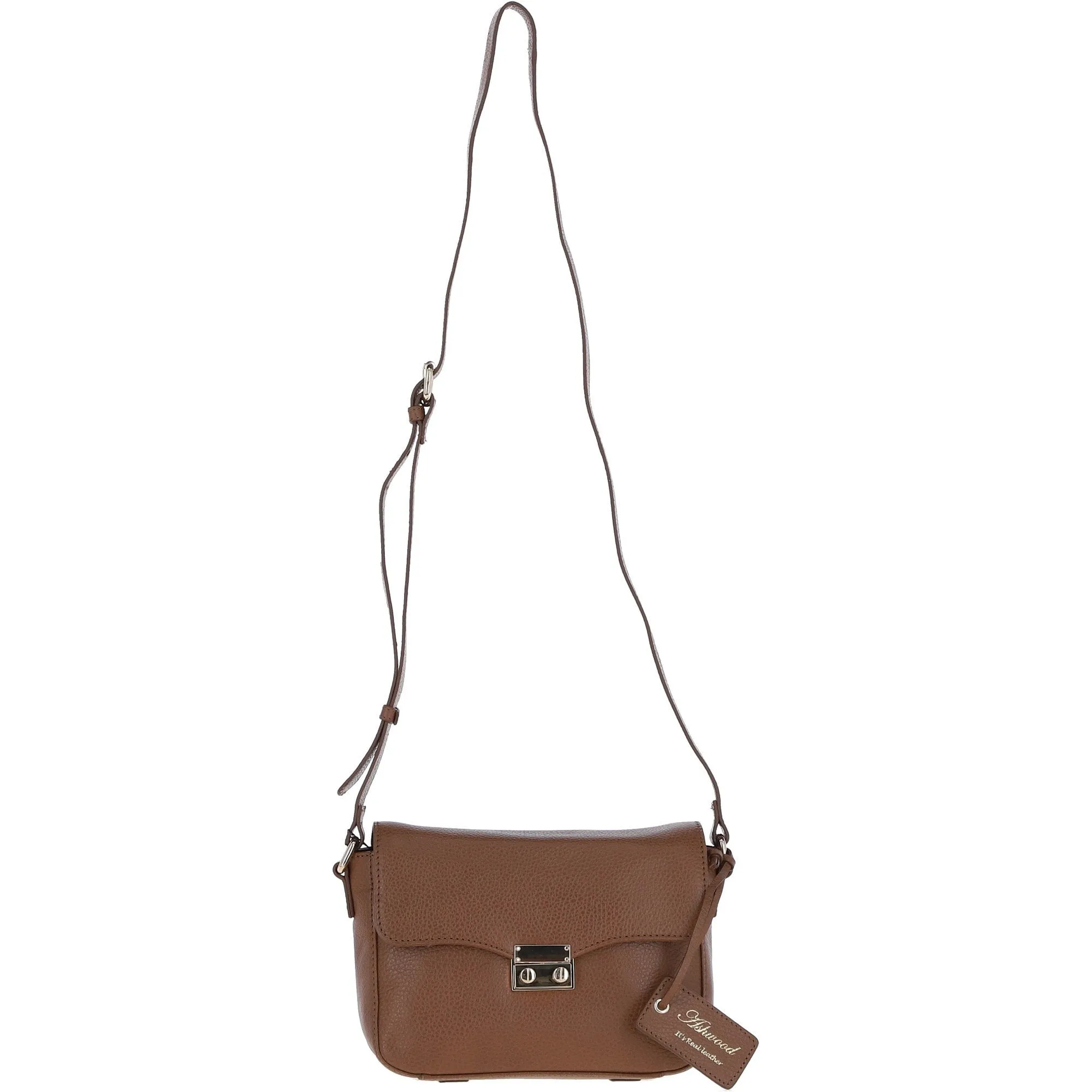 Ashwood Leather Cross Body Bag Tan: C-50