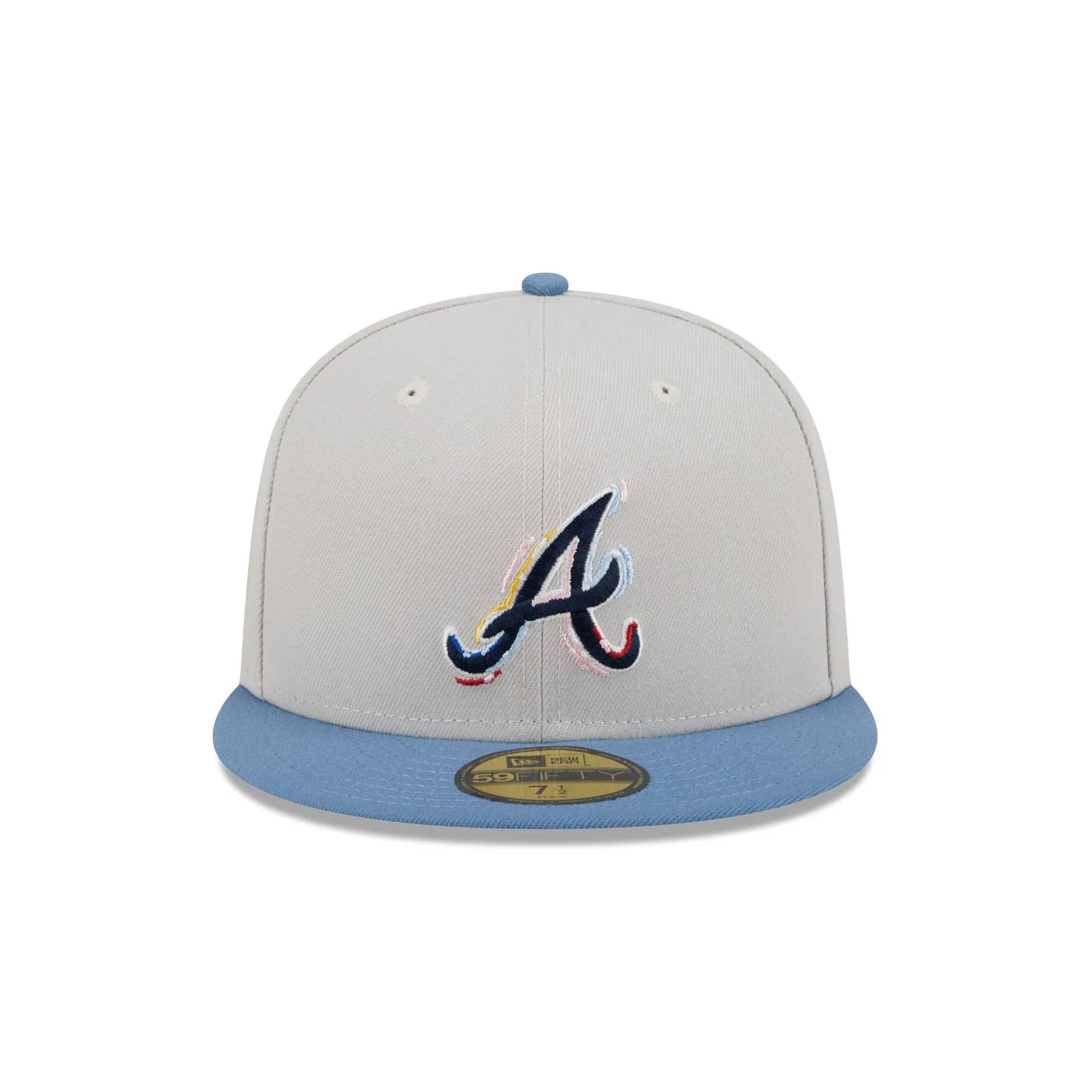 Atlanta Braves Color Brush 59FIFTY Fitted Hat