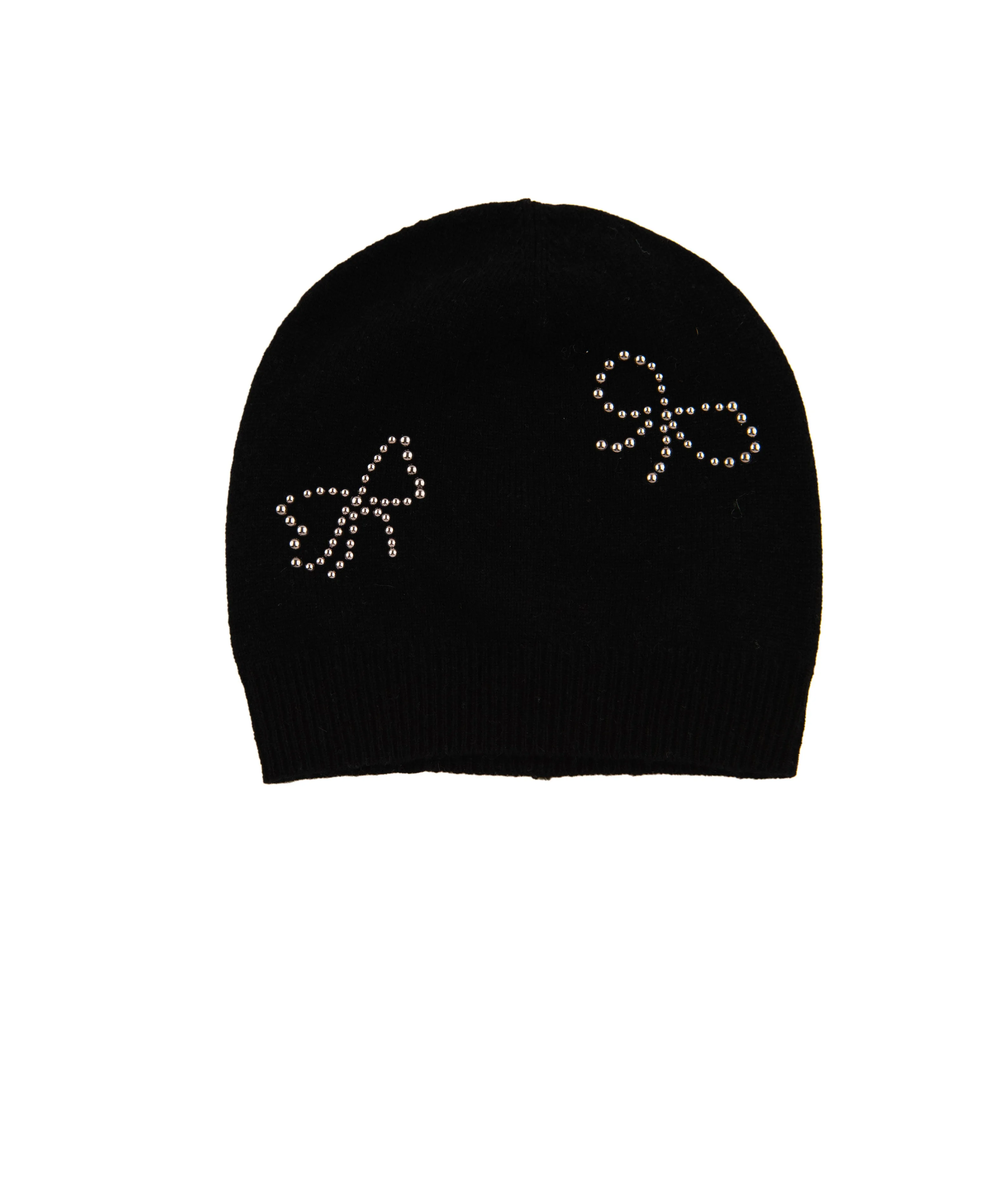 Autumn Cashmere Girls Embellished Bows Hat