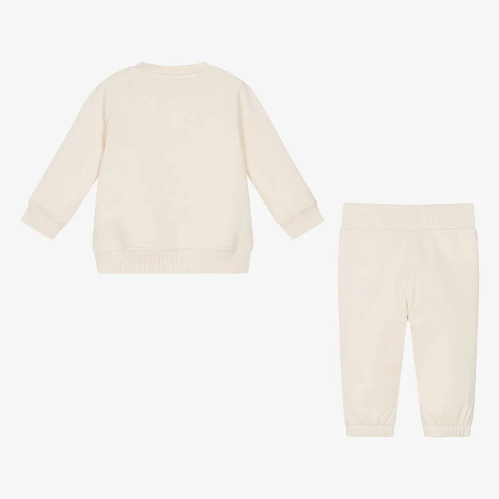 Baby Ivory Cotton Tracksuit Gift Set