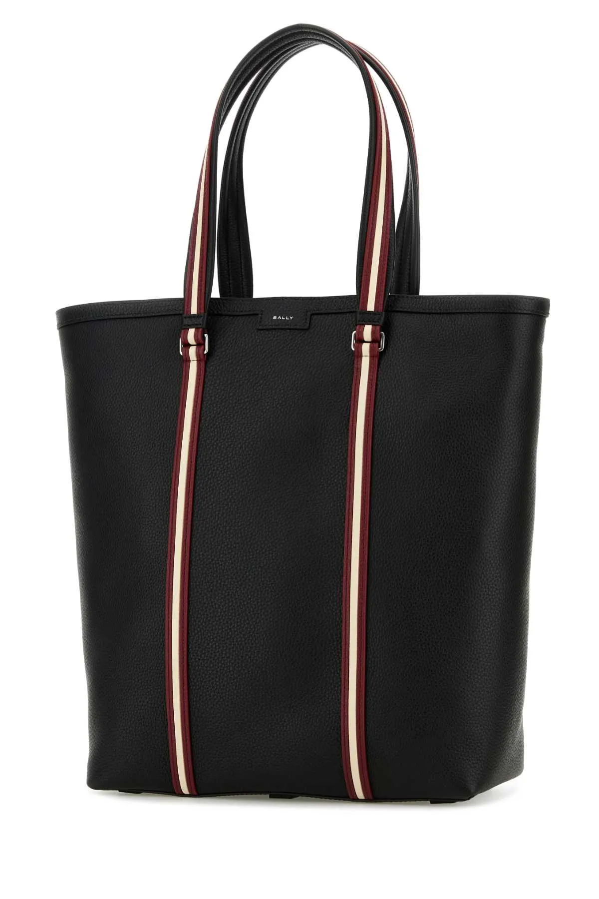 Bally Black Leather Code Shopping Bag