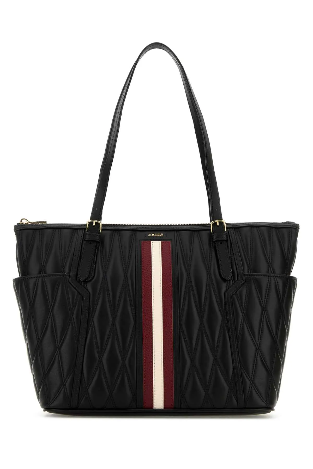 Bally Black Nappa Leather Shopping Bag