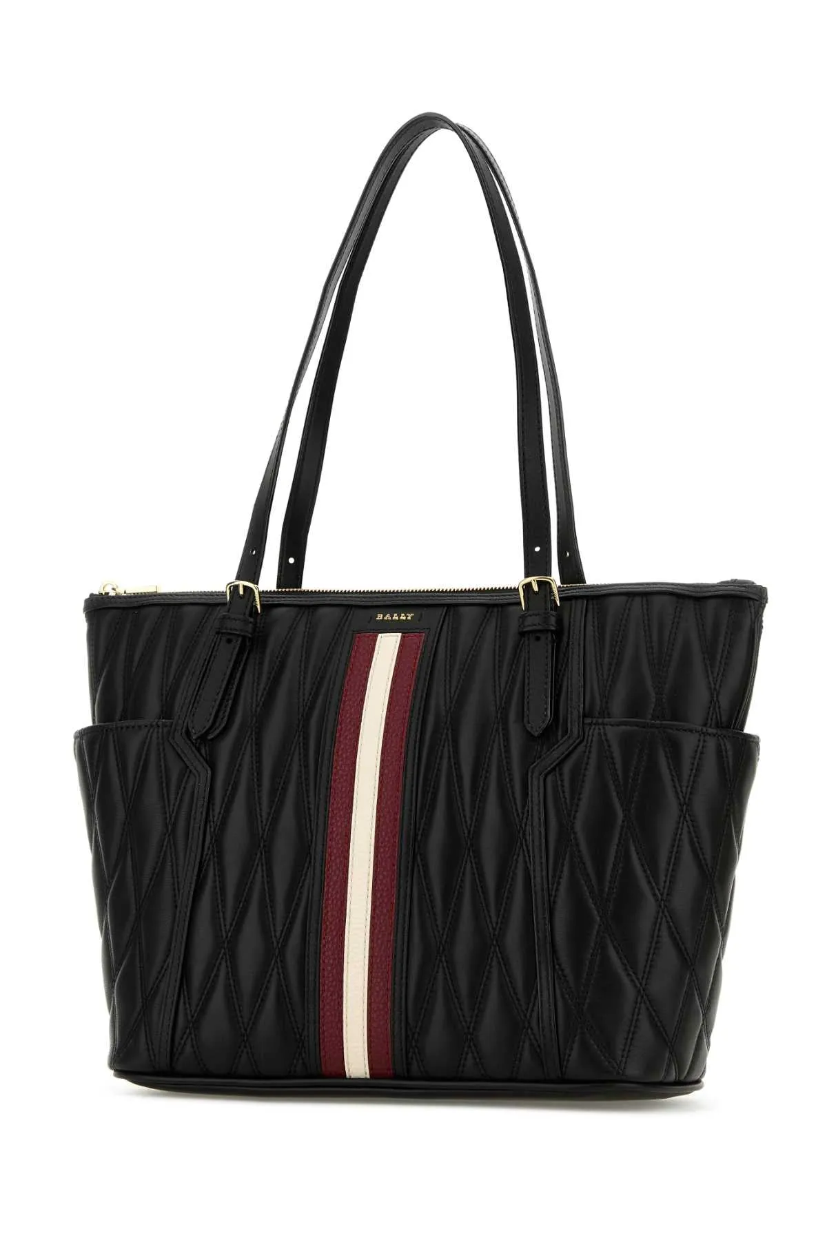 Bally Black Nappa Leather Shopping Bag