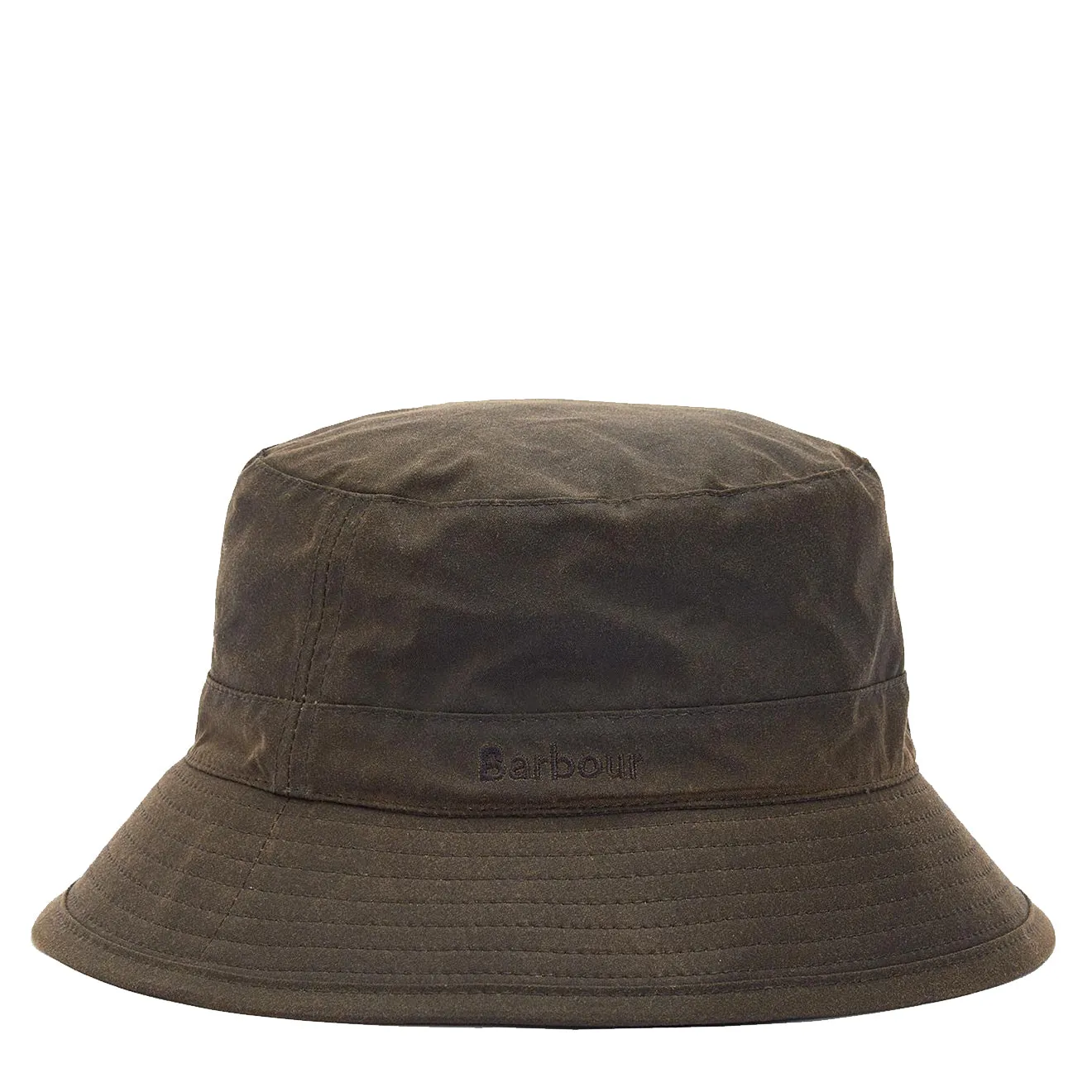 Barbour Wax Bucket Hat Olive