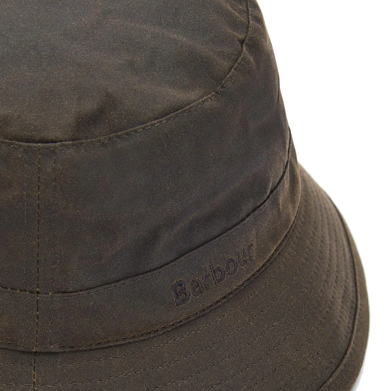 Barbour Wax Bucket Hat Olive