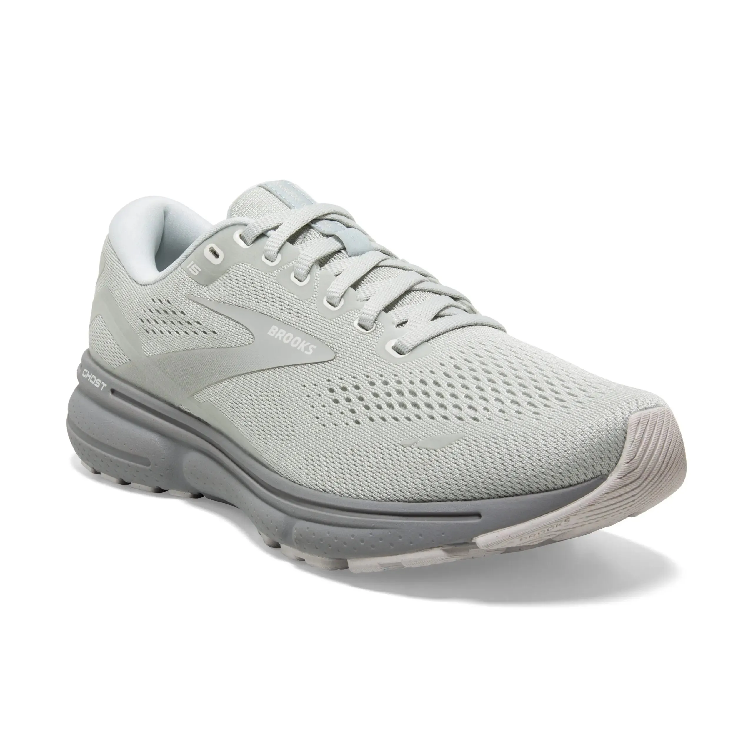 Brooks Women's Ghost 15 Running Shoe - Illusion/White 1203801B136