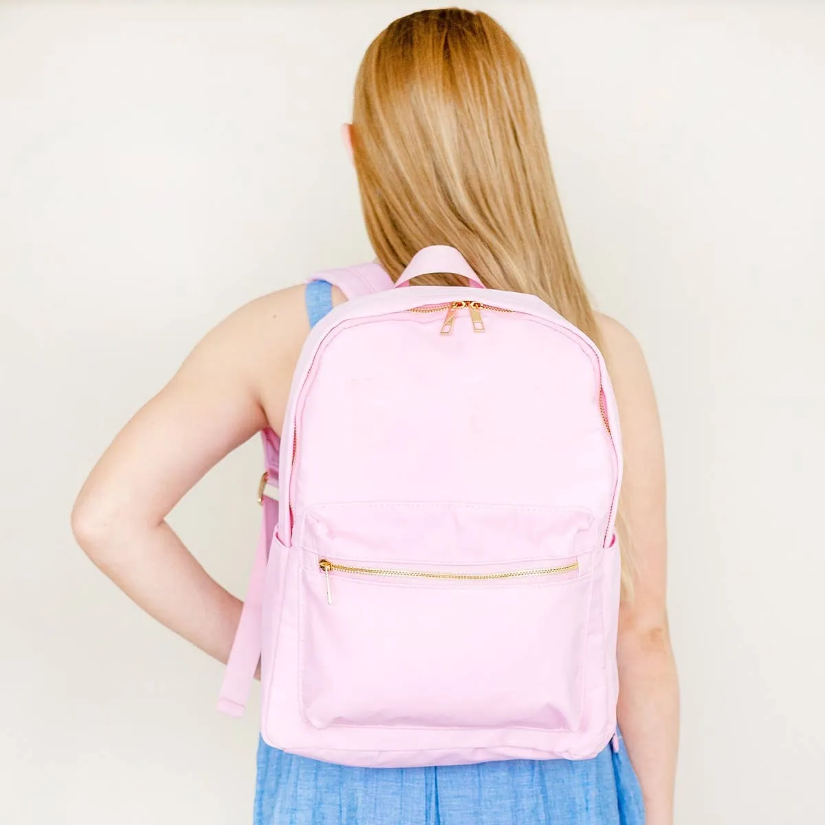 Charlie Backpack | Light Pink (Includes 3 Patches!)