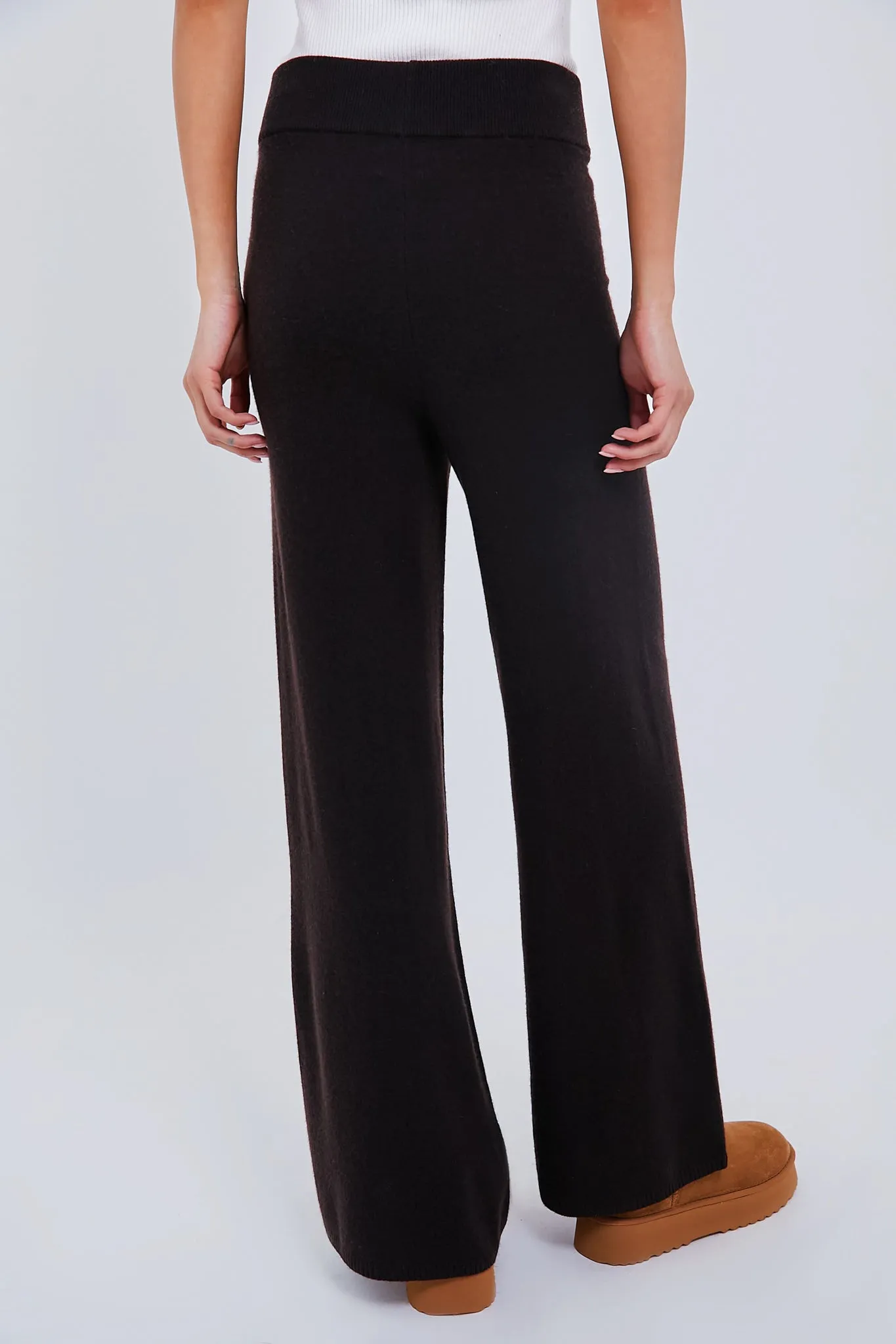 Chocolate Zoe Wide Leg Pants