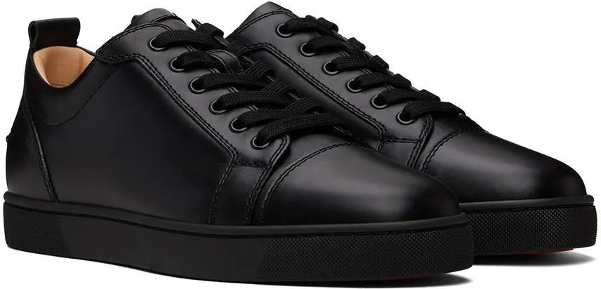 Christian Louboutin Black Louis Junior Low-Top Sneakers