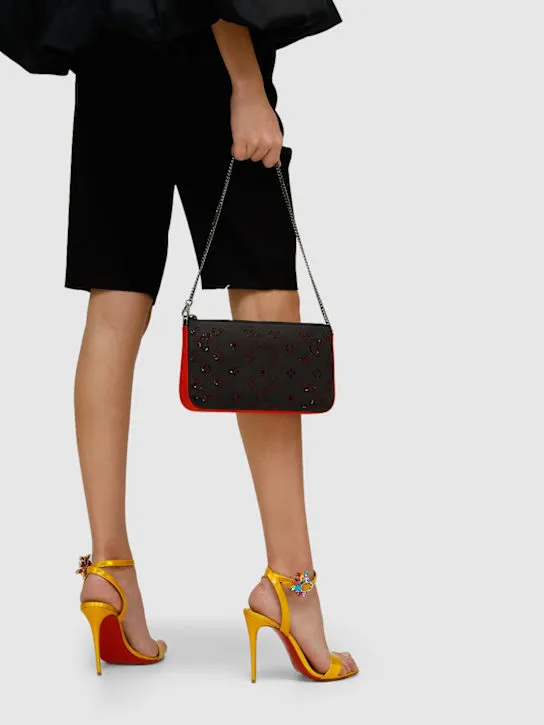 Christian Louboutin   Loubila perforated leather shoulder bag 