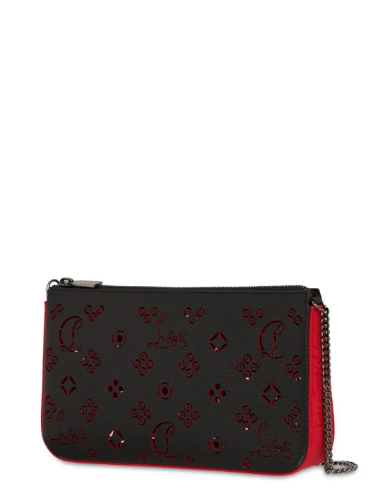 Christian Louboutin   Loubila perforated leather shoulder bag 