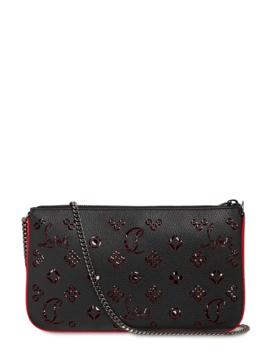 Christian Louboutin   Loubila perforated leather shoulder bag 