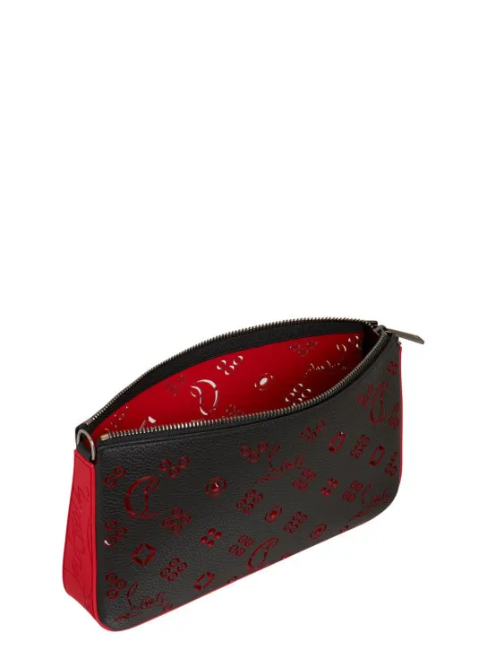 Christian Louboutin   Loubila perforated leather shoulder bag 