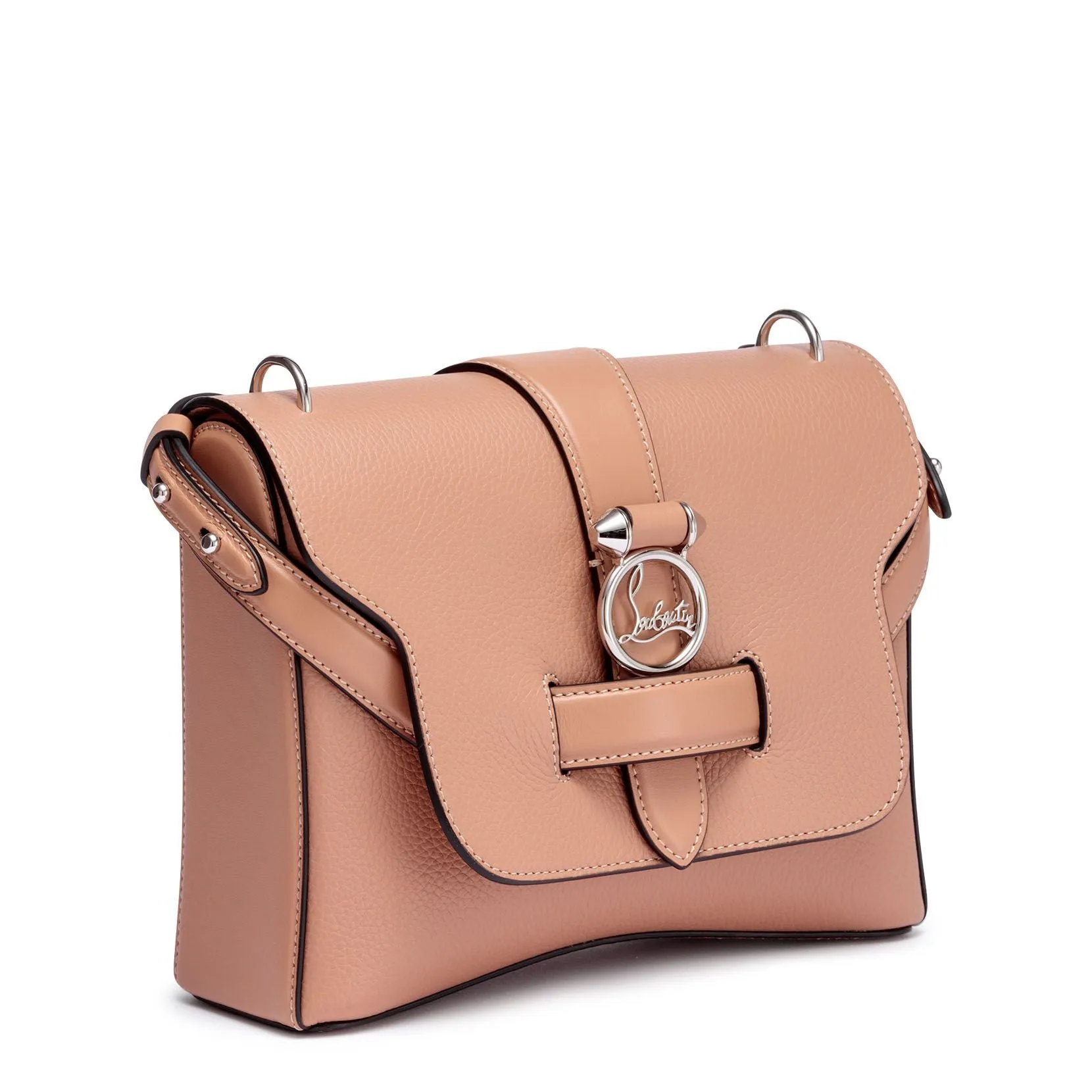 Christian Louboutin Rubylou small nude leather bag