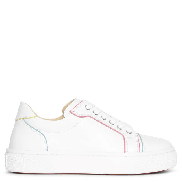 Christian Louboutin Vieirissima white multi leather sneakers