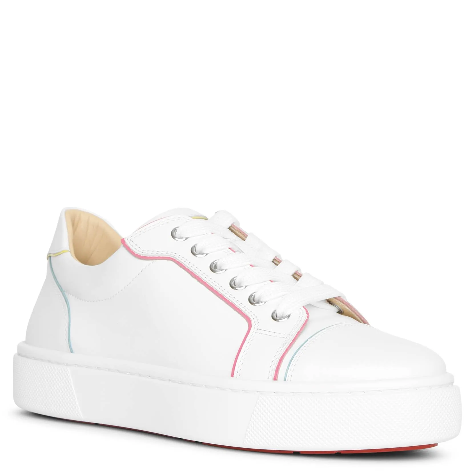 Christian Louboutin Vieirissima white multi leather sneakers