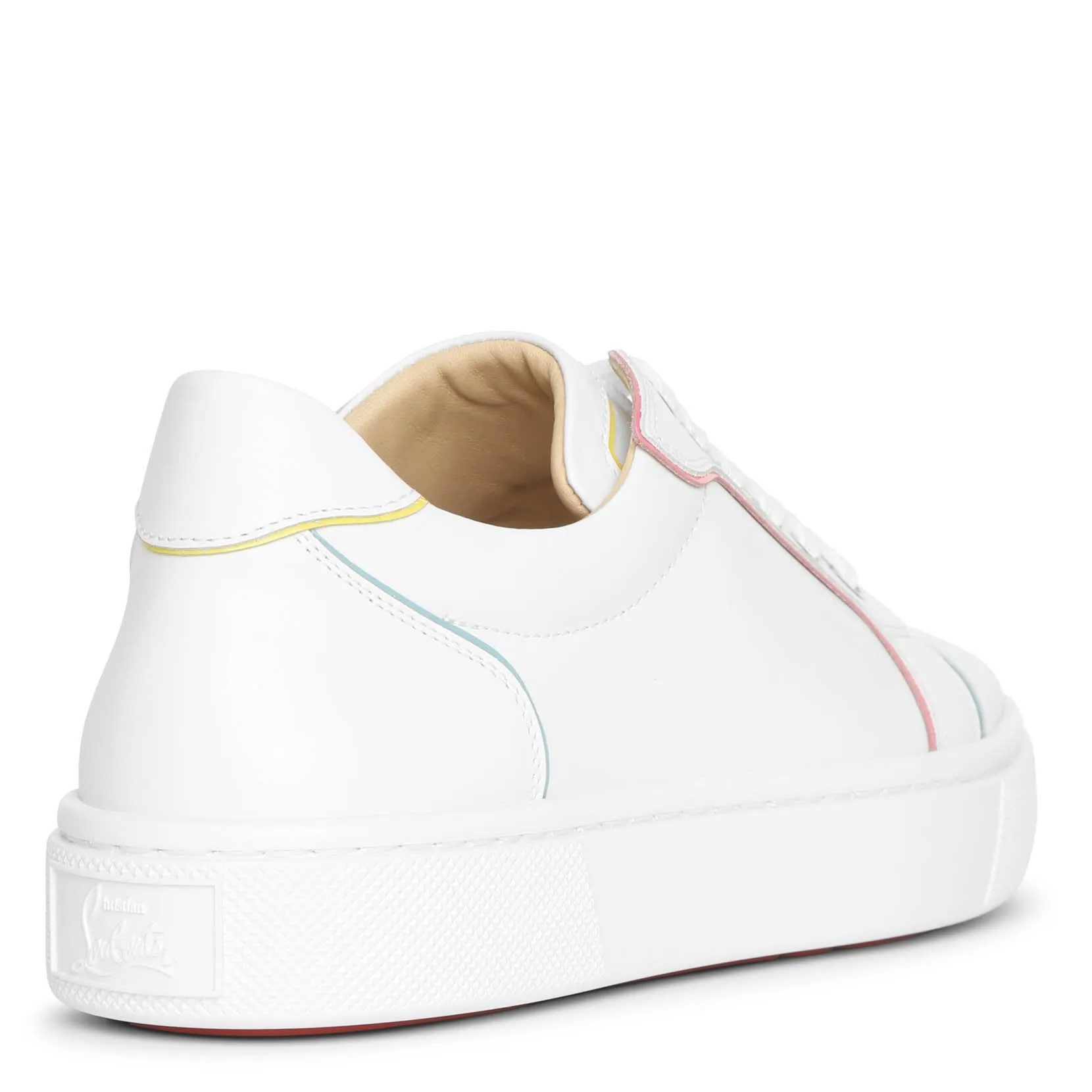 Christian Louboutin Vieirissima white multi leather sneakers