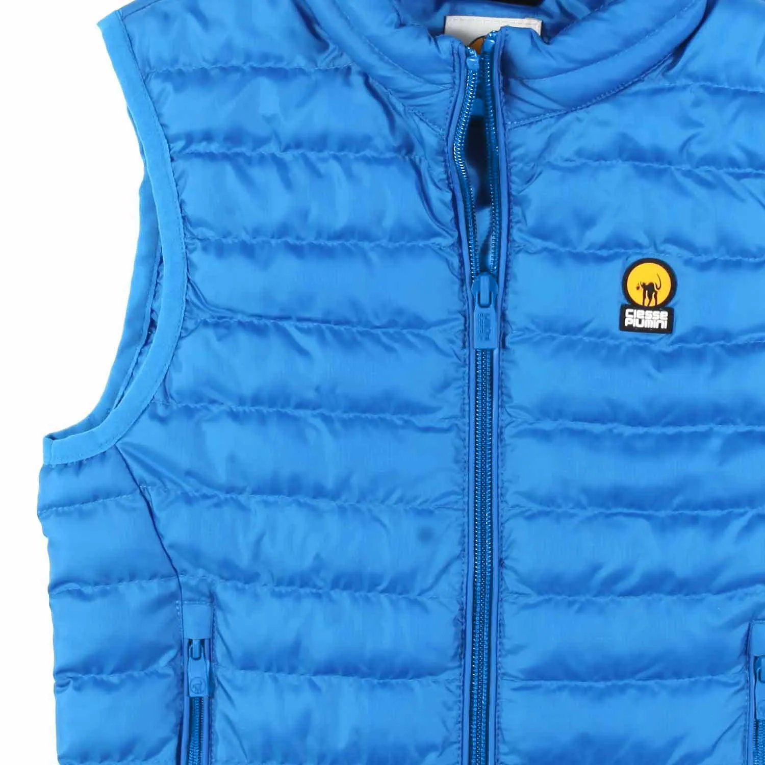 Ciesse Piumini Light Blue Padded Vest For Kids And Teens