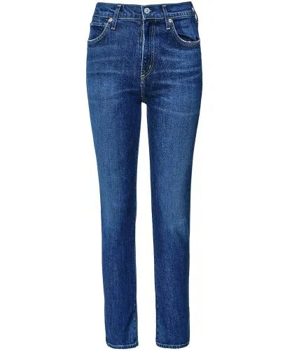 Citizens of Humanity Blue Harlow Ankle High Rise Slim Jeans | Jules B