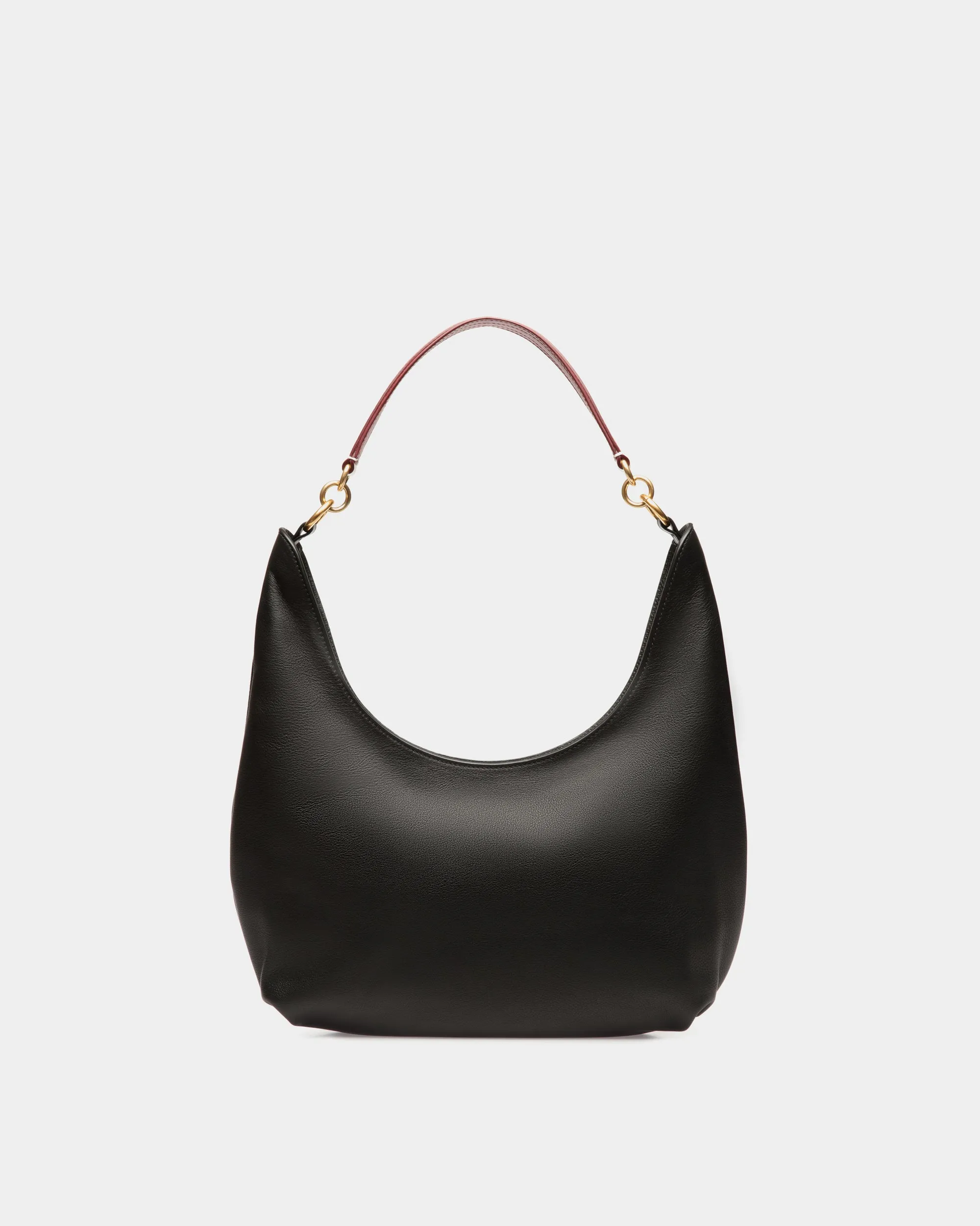 Code Hobo Bag In Black Leather