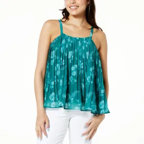      Colleen Lopez Pleated Sleeveless Top     