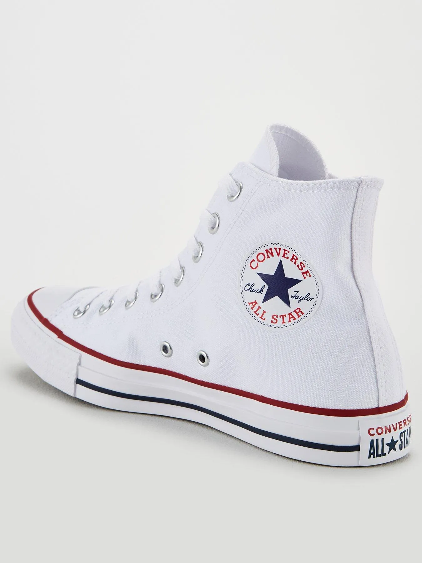 Converse Mens Hi Top Trainers - White