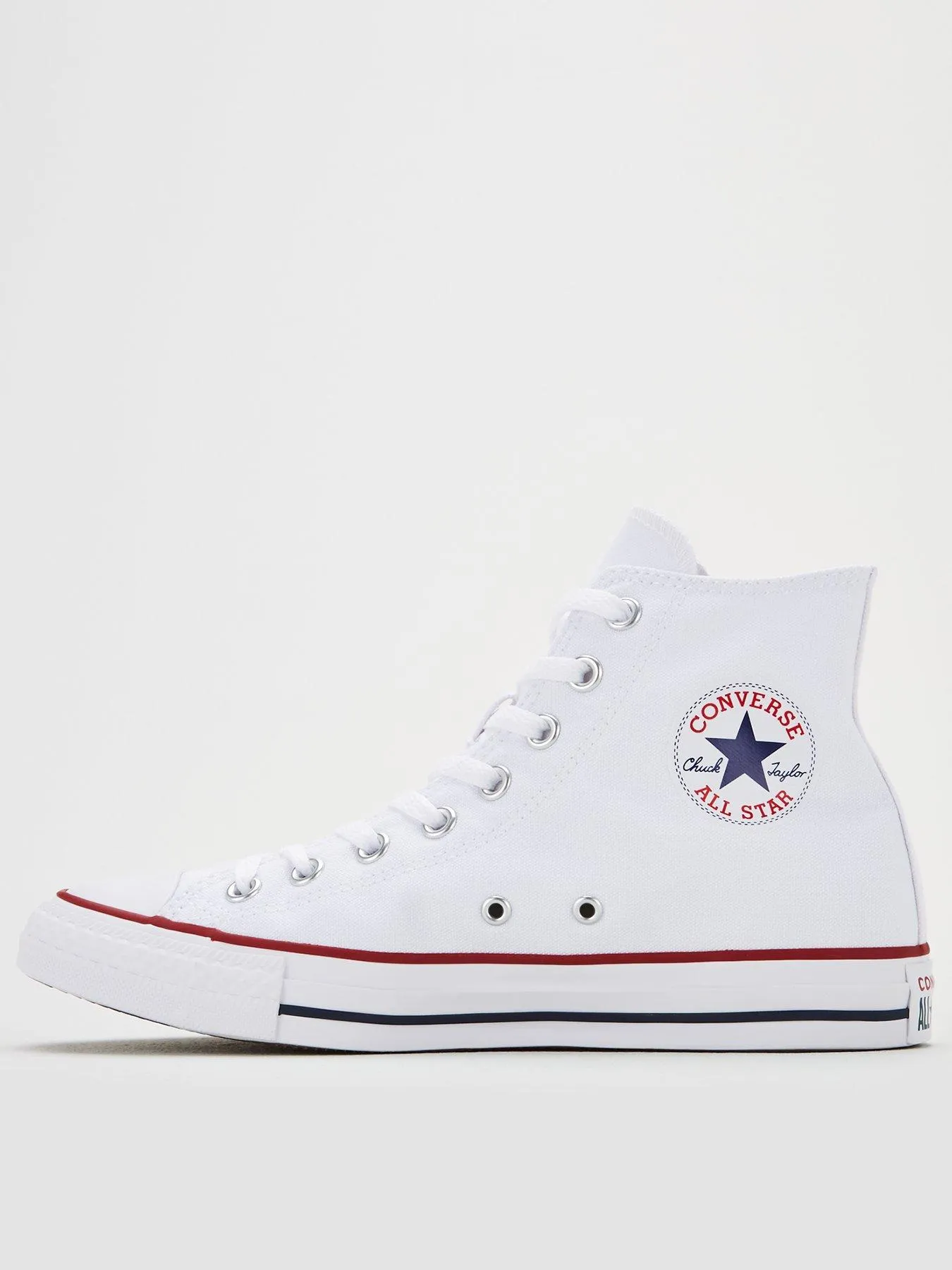 Converse Mens Hi Top Trainers - White