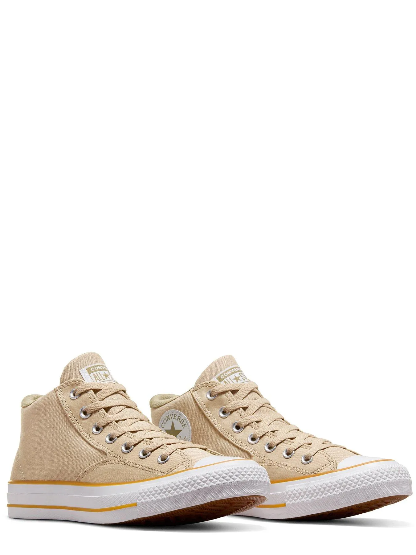 Converse Mens Malden Street Camp Daze Mid Trainers - Beige