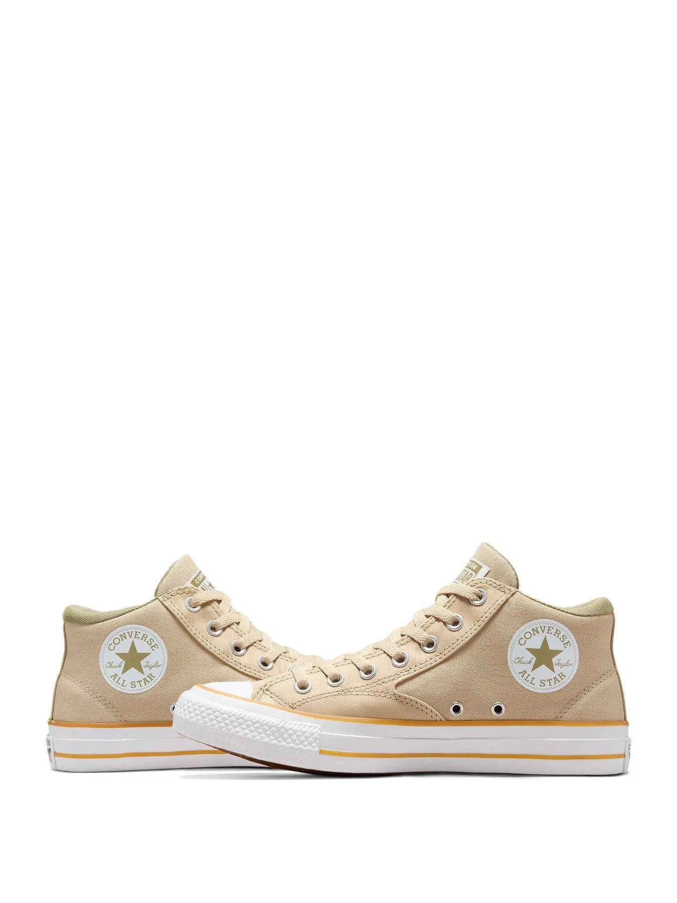 Converse Mens Malden Street Camp Daze Mid Trainers - Beige