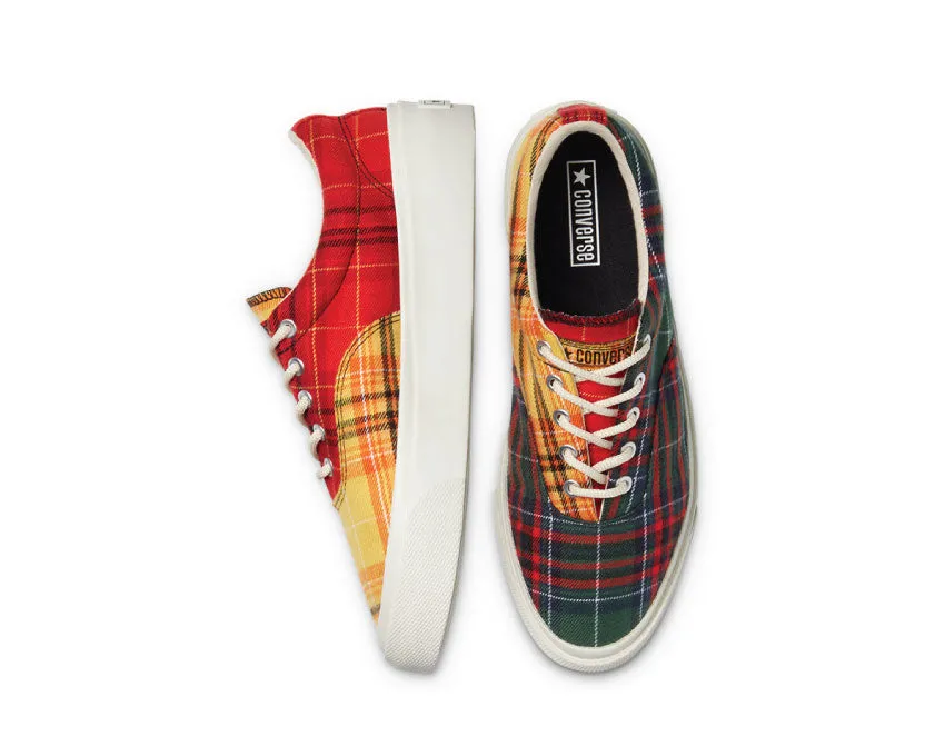 Converse Twisted Plaid Skid Grid Low Top