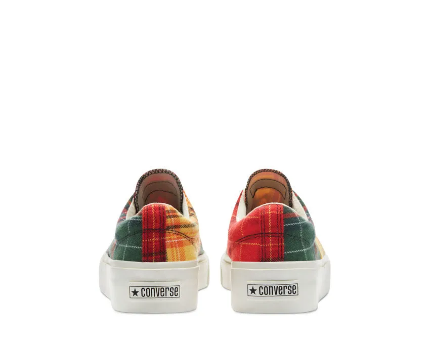 Converse Twisted Plaid Skid Grid Low Top