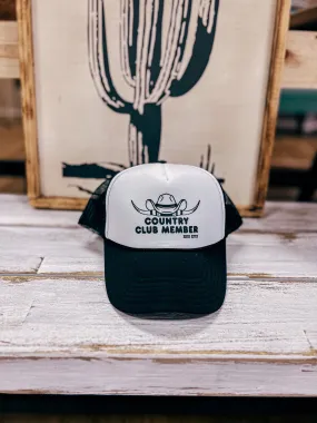 Country Club Member Hat (White)