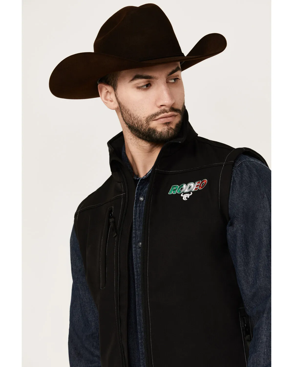 Cowboy Hardware Men's Mexico Rodeo Softshell Vest