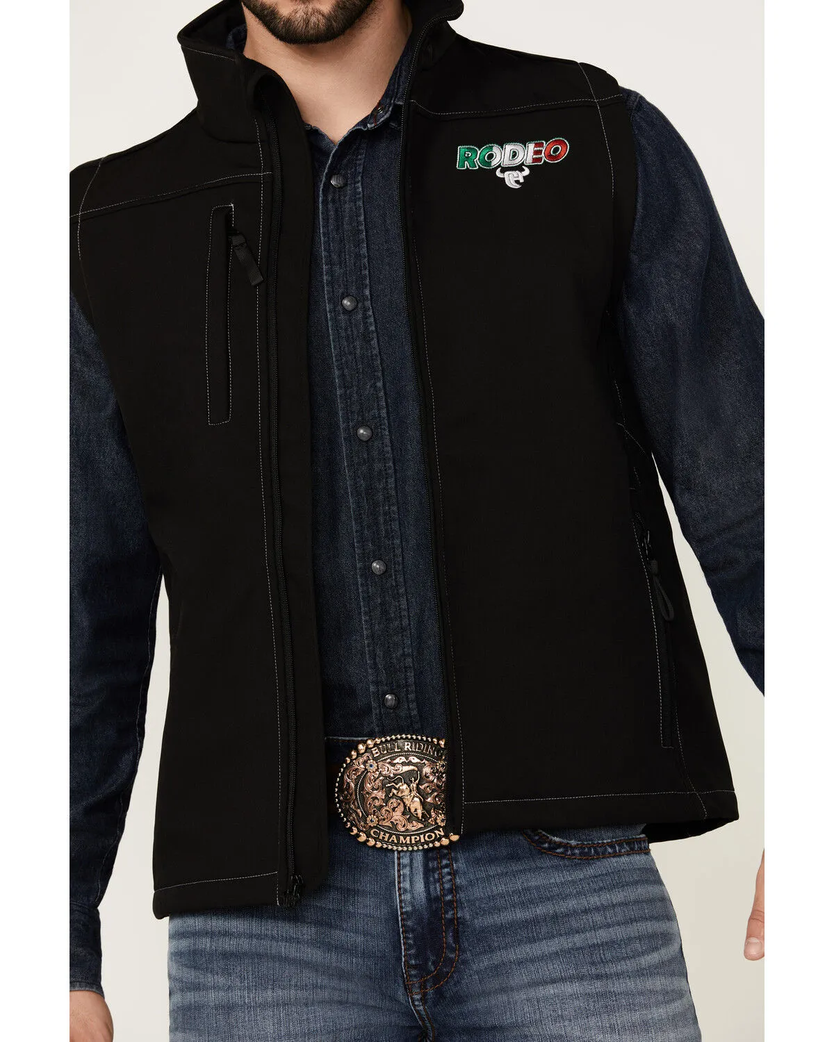 Cowboy Hardware Men's Mexico Rodeo Softshell Vest