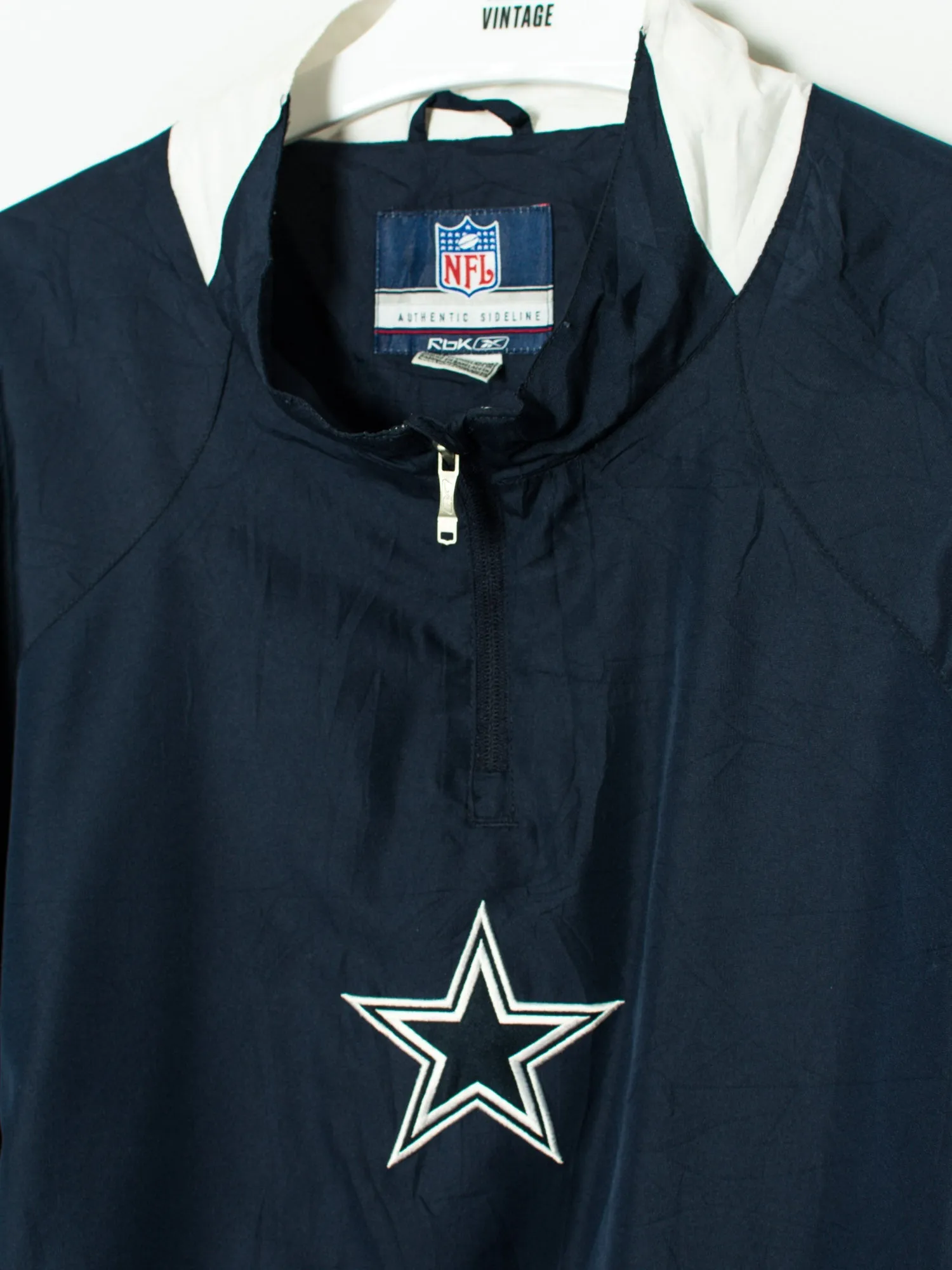 Cowboys Football NFL Reebok Nylon Jacket