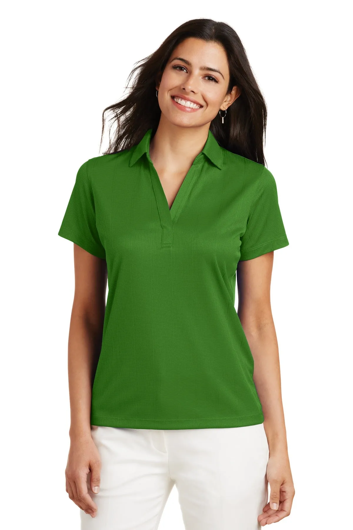 Custom Embroidered SCE Polo - Port Authority Ladies Performance Fine Jacquard Polo. L528