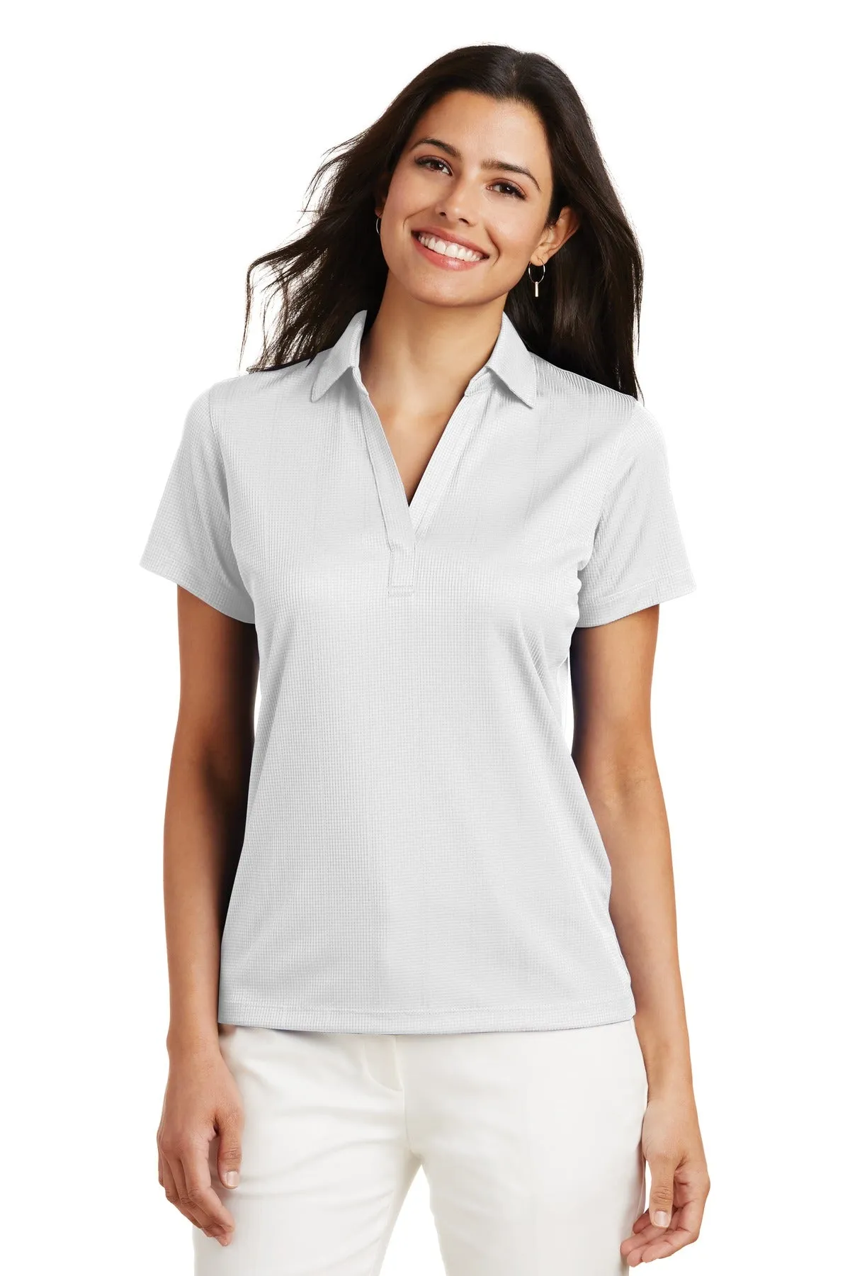 Custom Embroidered SCE Polo - Port Authority Ladies Performance Fine Jacquard Polo. L528