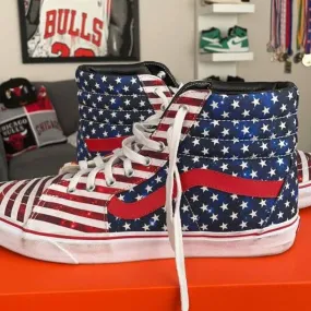 Custom high top vans! all american