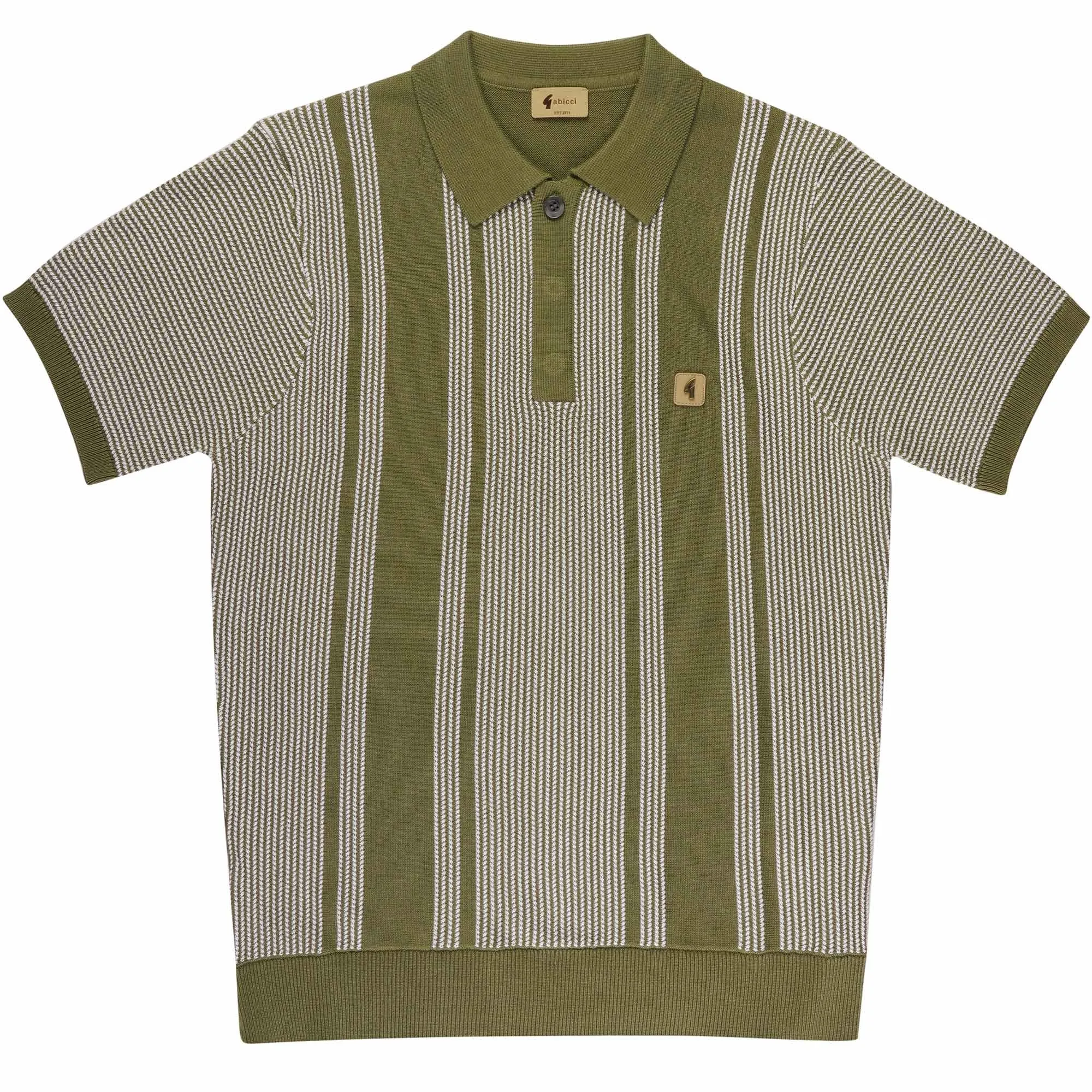 Dante Knitted Polo Shirt - Spruce