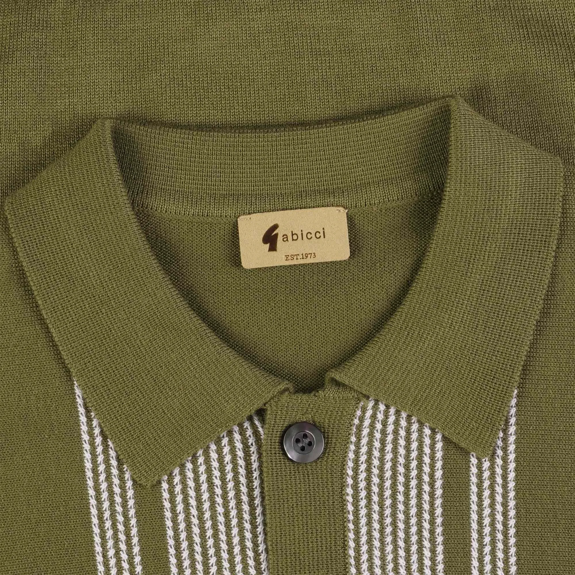 Dante Knitted Polo Shirt - Spruce