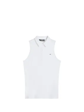 Dena Sleeveless Top / White