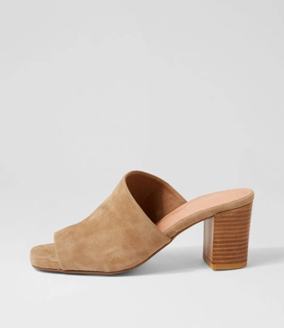 DJANGO & JULIETTE Padden Sandy Suede Sandals